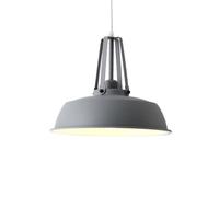 KJHFD Luci sospese Cupola di Base Lampada Ciondolo Semplice tonalità Leggera a soffitto Tradizionale alla lampadario Moderno in Metallo per Cucina, Camera Letto, Sala da Pranzo, Ristorante (Cenere,