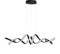 KJHFD Lumo dimmerabile Light Soggiorno Tavolo Sospensione Moderna con Telecomando Sala da Pranzo Lampada del soffitto Altezza Pendente Regolabile ledielieri a LED