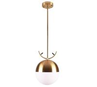 KJHFD Moderno Ciondolo d'oro Mid-secolo Illuminazione lampadario a Sospensione dell'illuminazione con Il Paralume Vetro in Globo la Camera Letto per Sala Pranzo dell'isola da Cucina (2