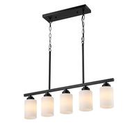 KJHFD Moderno Ciondolo d'oro Mid-secolo Illuminazione lampadario a Sospensione dell'illuminazione con Il Paralume Vetro in Globo la Camera Letto per Sala Pranzo dell'isola da Cucina (2