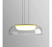 KJHFD Moderno lampadario di Nostalgia Trasparente Sospensione in Vetro Industriale Lampada a ciondoli per Le Scale.