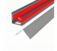 KJHFD Protettore Nosing Lega Alluminio da cm, Pavimento Protezione per Il del Passo, Bordo delle Scale, Striscia di Transizione, Rivestimento angolare in Metallo (Grigio, 30 mm)