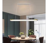 KJHFD Tavolino Pranzo Ciondolo a LED lampadari Isola dell'isola, dimmerabili con Telecomando, luci del soffitto da 30 W, Altezza Regolabile, Moderno Il lampadario di illettore