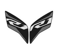 KJHOPY Accessori Moto Adesivo per Tappetini Laterali con Protezione per Serbatoio E Ginocchiera per Y&amaha YZF R1 2015-2019