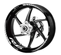 KJHOPY Adesivi durevoli Adesivo Decorativo per Cerchio Interno Ed Esterno da 17 Pollici per Moto, Adesivo Riflettente Impermeabile per Y&amaha YZF R6(Style 3)