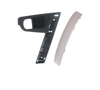 KJHOPY Copertura Base Maniglia Interna Portiera Anteriore Dell'auto Per N&issan Per Qashqai J10 2007-2010(Left Silver Handle)