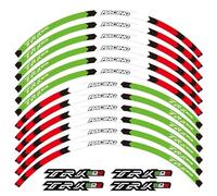KJHOPY Decalcomanie adesive magnetiche Accessori Moto Adesivi per Ruote Adesivi per Ruote Riflettenti Decalcomanie Cerchi Riflettenti per Benelli TRK 502 TRK502(Style 2)