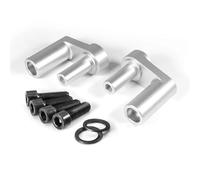 KJHOPY Kit di Riser Manubrio Regolabile per Moto 1.625" per B&MW R1200RT R 1200 RT 2014-2020- R 1250 RT R1250RT(Argento)