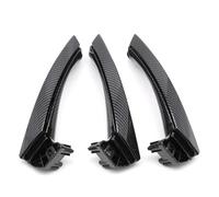 KJHOPY Kit Rivestimento Maniglia Trazione Pannello Porta Interno Auto Per BMW Serie 3 E90 E91 318i 325i 328i 2004-2012(LHD Carbonfiber)