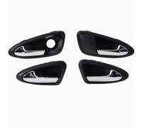 KJHOPY Maniglia Interna Anteriore Posteriore Portiera Auto Per Seat Per Ibiza 6J 2010-2022(Bright Silver set)