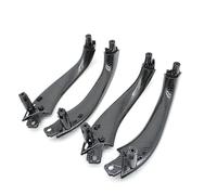 KJHOPY Maniglia Interna Portiera Anteriore Posteriore Dell'auto Pannello Copertura Trazione Per BMW X3 X4 G01F97 F98 2018-2022(Fiber 4PCS)