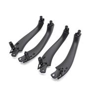 KJHOPY Maniglia Interna Portiera Anteriore Posteriore Dell'auto Pannello Copertura Trazione Per BMW X3 X4 G01F97 F98 2018-2022(Black 4PCS)
