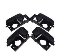 KJHOPY Maniglia Interna Portiera Dell'auto Anteriore Posteriore Destra Sinistra Per Hyundai Per Accent 1.6L 2006-2011(Black 4 Sides)
