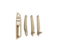 KJHOPY Maniglia Interna Portiera Dell'auto Pannello Rivestimento Maniglia Set Bracciolo Per BMW E70 E71 E72 X5 X6(Model A LHD Beige)