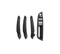 KJHOPY Maniglia Interna Portiera Dell'auto Pannello Rivestimento Maniglia Set Bracciolo Per BMW E70 E71 E72 X5 X6(Model B RHD Black)