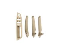 KJHOPY Maniglia Interna Portiera Dell'auto Pannello Rivestimento Maniglia Set Bracciolo Per BMW E70 E71 E72 X5 X6(Model B LHD Beige)
