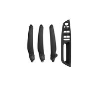 KJHOPY Maniglia Interna Portiera Dell'auto Pannello Rivestimento Maniglia Set Bracciolo Per BMW E70 E71 E72 X5 X6(Model A RHD Black)