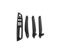 KJHOPY Maniglia Interna Portiera Dell'auto Pannello Rivestimento Maniglia Set Bracciolo Per BMW E70 E71 E72 X5 X6(Model A LHD Black)
