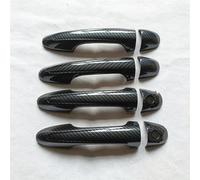 KJHOPY Nero Lucido Chrome Car Door Handle Cover Trim Sovrapposizioni Accessori Per Lo Styling Per Toyota Per Hilux Per Revo Rocco 2016-2023 maniglia porta esterna(Carbon 3)