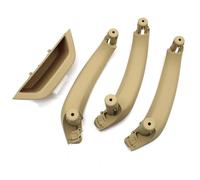 KJHOPY Pannello Copertura Maniglia Interna Portiera Dell'auto Di Ricambio Per BMW X3 X4 F25 F26 2010-2016(LHD Beige Set)