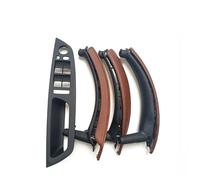 KJHOPY Pannello Interruttore Alzacristalli Interno Auto Maniglia Trazione Per BMW X5 X6 E70 E71 2007-2014(LHD Set Brown)