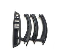KJHOPY Pannello Interruttore Alzacristalli Interno Auto Maniglia Trazione Per BMW X5 X6 E70 E71 2007-2014(LHD Set Black)