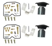KJHOPY Parti del carburatore Kit di Riparazione Carburatore Moto Membrana Stantuffo Coppa Olio Galleggiante per Kawasaki ER-5 ER500 1997-2005(Style D)