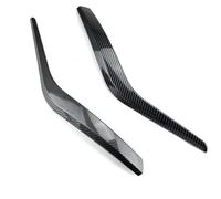 KJHOPY Rivestimento Bracciolo Interno Portiera Auto Maniglia Interna Per BMW X1 E84 2010-2016(Carbon fiber-2PCS)