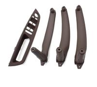 KJHOPY Rivestimento Interno Maniglia Portiera Auto Rivestimento Bracciolo Per BMW X5 X6 E70 E71 E72 2007-2014(LHD Moka set)