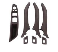 KJHOPY Set Di Maniglie Interne Portiera Auto Con Guida Mano Per BMW Serie 5 F10 F11 F18 520 523 530 2010-2017(LHD Moka)