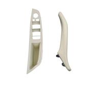 KJHOPY Set Di Maniglie Interne Portiera Auto Con Guida Mano Per BMW Serie 5 F10 F11 F18 520 523 530 2010-2017(Oyster 2pcs)