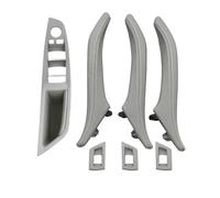 KJHOPY Set Di Maniglie Interne Portiera Auto Con Guida Mano Per BMW Serie 5 F10 F11 F18 520 523 530 2010-2017(LHD Gray)