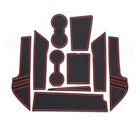 KJHOPY Tappeti e Moquette Accessori di Copertura per Tappetino in Gomma Antipolvere per Scanalatura della Portiera Dell'auto per A&UDI A3 8Y 2021-2023(Rosso)