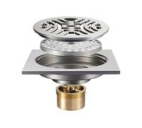 KJJFIPCXP Bagno Oltre Il 59% Scarichi a Pavimento for Doccia da Bagno in Ottone Scarico for Doccia a Pavimento for Doccia da Cucina Quadrato for la Famiglia