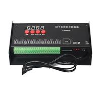 KJJFIPCXP Controller LED a Colori Completi con Scheda SD T8000 AC110V-220V Controller Pixel Impermeabile DC5V 12V Adatto for WS2801/WS2811/WS2812