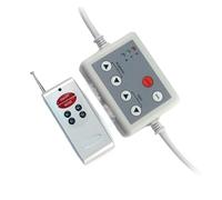 KJJFIPCXP Controller LED Wireless a 6 Tasti con Sorgente di Corrente costante RGB a 3 canali DC12-24V, Adatto for Moduli o Strisce Luminose