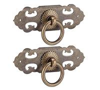 KJJFIPCXP Ferramenta for Maniglia della Porta 2 Set Maniglia Orizzontale for cassetto da 90 mm Maniglia for Armadio in Rame Anticato Maniglia for mobili