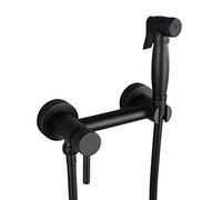 KJJFIPCXP Kit spruzzatore for WC Portatile Spruzzatore for WC da Bagno Montato a Parete con Rubinetto Singolo for Acqua Calda Fredda for Lavaggio Femminile