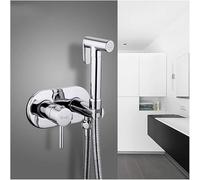 KJJFIPCXP Set spray a mano, in ottone, cromato, per la pulizia del bagno, igiene personale, pulizia del pavimento