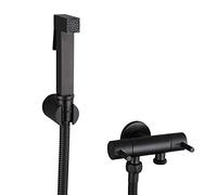 KJJFIPCXP Spruzzatore for WC Portatile Quadrato Set di spruzzatori for Bagno con Doppia Maniglia con Singolo spruzzatore for Pannolini di Stoffa for Bambini Montato a Parete con Acqua Fredda