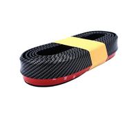 KJJjQf Paraurti Anteriore Auto per BMW M3 G81 Touring 2022-2024,Striscia Anti-collisione paraurti Striscia Labbra Accessori Auto,E-Black Carbon Fiber