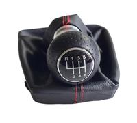 kjjukrhfs Gear Shifter Manopola Per A4 Per B6 Per B7 2000-2008 Manuale 5 6 Velocità Pomello Del Cambio Auto Leva Maniglia Testa Con Copertura Antipolvere In Pelle(6 Speed)
