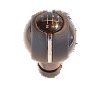 kjjukrhfs Gear Shifter Manopola Per Mini Per Cooper F54 F55 F56 F57 F60 Pomello Cambio In Pelle Sintetica 5/6 Velocità Con Copertura Antipolvere Copri Cuffia Cambio(Black 5 speed)