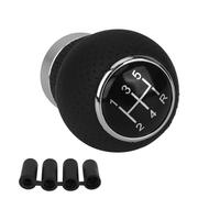 kjjukrhfs Gear Shifter Manopola Universale Racing Ball Sostituzione Della Maniglia Cambio Con 4 Adattatori 5 Velocità Pomello Cambio In Vera Pelle Leva Cambio