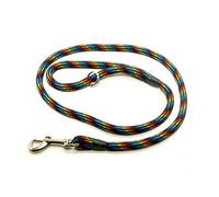 Kjk Ropeworks Kjk Ropeworks Braid clip piombo con fermo in gomma nero arcobaleno 8 mm x 120 cm