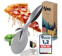 kjøk rotella tagliapizza inox Ø 68 mm - per pizza, impasto e focaccia | rotella per pizza, focaccia e pasta con grande lama in acciaio inox e manico in lega di zinco, qualità gastronomica