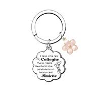 KJKJKJ Portachiavi Collega Donne Regali per Amica Regalo Colleghi Idee Regalo Uomo Colleghe Amicizia Porta Chiavi Regalo per Colleghi Che Va Via Grazie Pensione Regali per Amica Maestra (6)