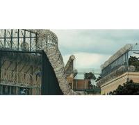 KJoBDwz Rete metallica spinata Bobina di filo spinato in acciaio zincato, rete metallica, adatta for aziende agricole, recinzioni, giardini(60m)