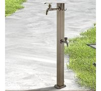 KJoBDwz Rubinetto a colonna indipendente Colonna d'acqua for esterni in acciaio inossidabile - Idrante da giardino retrò for irrigazione e autolavaggio Dispenser verticale a pavimento(Black B)
