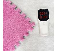 KJoBDwz Tappeto ad incastro in schiuma di peluche, facile da pulire, antiscivolo, adatto per soggiorno e camera da letto, 20 pezzi, tappetino da arrampicata (rosa)
